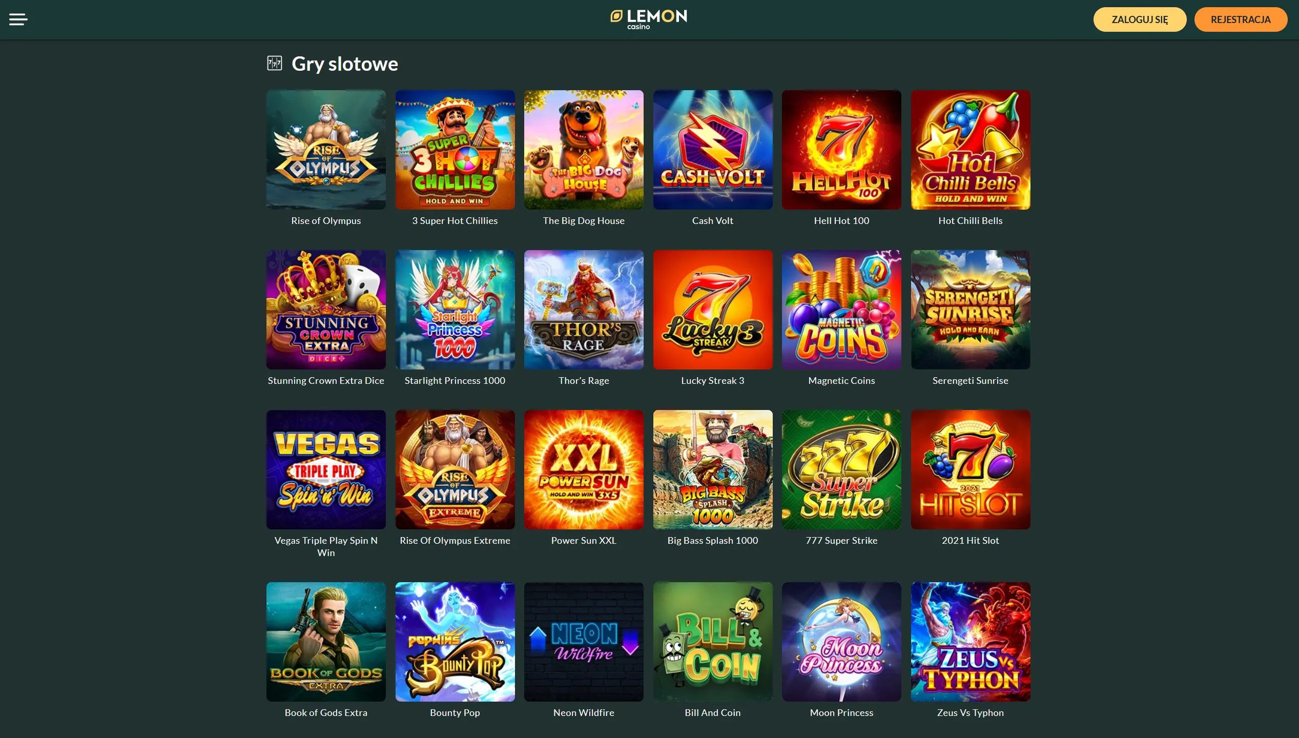 Lemon Casino aplikacja – automaty online na mobile