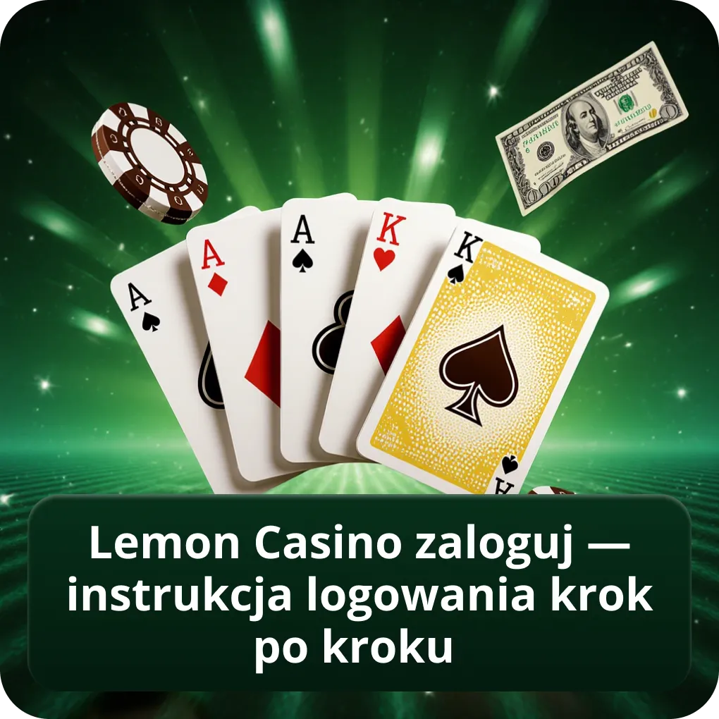 Lemon Casino zaloguj — instrukcja logowania krok po kroku