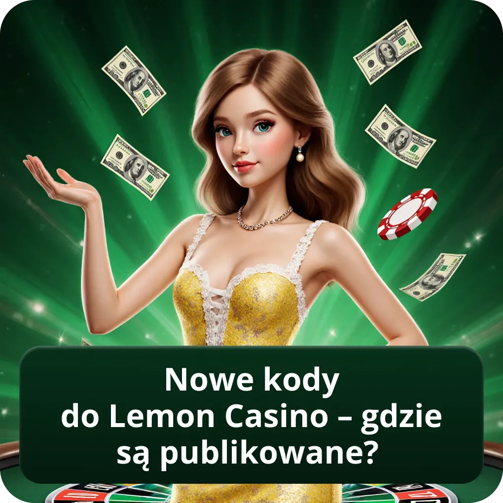 Nowe kody do Lemon Casino – gdzie są publikowane?
